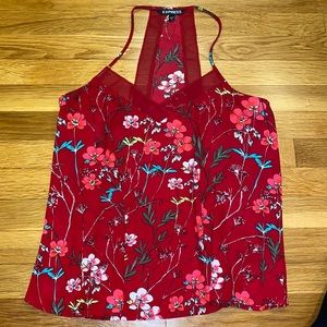 Flowy floral tank - Express NWOT